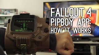 Fallout 4 PipBoy App How It Actually Works  Fallout 4 Companion App Gameplay [upl. by Sirap]