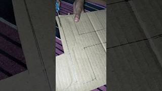 Waste cardboard craft idea yocrafter youtubeshorts shorts ytshort [upl. by Aemat161]