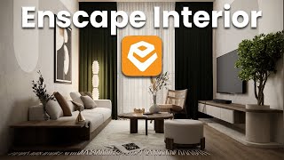 Realistic Rendering for Interior Designers SketchUp  Enscape [upl. by Bohun]