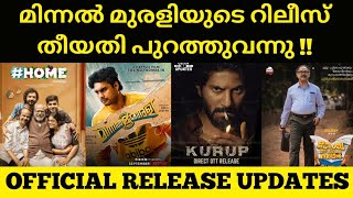 OFFICIAL Minnal Murali Ott Release Date  Kurup Release Date  Minnal Murali Trailer [upl. by Eeuqram764]