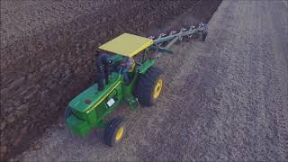 LAMBERSON FARMS PLOW DAY OCT 21 2017 DRONE AERIAL FOOTAGE BENTONVILLE INDIANA [upl. by Aoket]