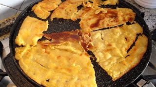 Ricetta con farina di Ceci Cecina  farinata  panelle [upl. by Proudman95]