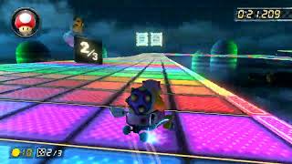 SNES Rainbow Road 200cc  102171  Alberto Mario Kart 8 Deluxe World Record [upl. by Zendah]