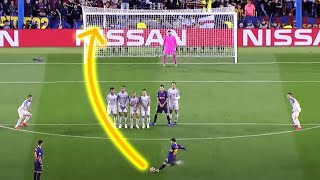 LEGENDARY LEO MESSI FREE KICKS 🐐 [upl. by Eserehs]