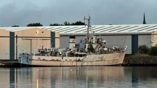 Prince Charles Ship sinking in Wirral Dock [upl. by Fablan654]