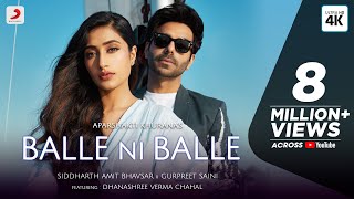 Aparshakti Khurana Balle Ni Balle  Dhanashree VC  Siddharth AB  Gurpreet S  Official Video [upl. by Rodavlas]