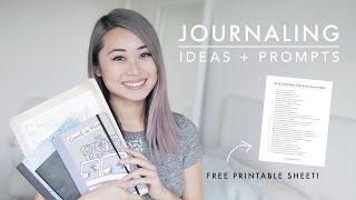 How to Journal  30 Journaling Prompts for Self Discovery [upl. by Peggi]