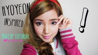 SNSD Hyoyeon Inspired Makeup Tutorial [upl. by Bogart]