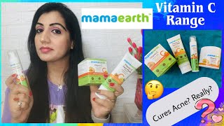 NEW Mamaearth Vitamin C Face Wash Vitamin C Face Cream amp Vitamin C Face Mask HONEST EXPERIENCE [upl. by Asirap]