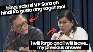 Cong Abante nabuwisit kay VP Sara sa budget hearing [upl. by Malinowski]