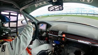 2022 Honda HPD Civic Si FE1 Race Car  POV Ride Along [upl. by Ientirb]