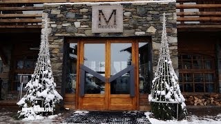 Décotest  lHôtel M à Megève  Intérieurs Officiel [upl. by Nemrak354]