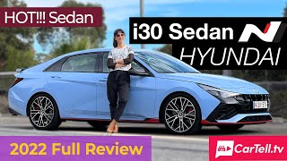 2022 Hyundai i30 Sedan N review  Australia [upl. by Chaiken]