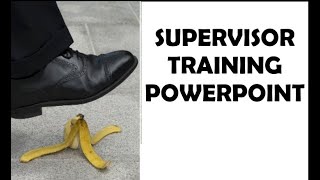 Supervisor Training PowerPoint  PPT  FirstTime Supervisor and New Supervisors Full Course HR Buy [upl. by Lachish176]