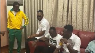 😂 Black Star Legends Join Go This Way Challenge  Kwadwo Asamoah Agyemang Badu Baffour Gyan [upl. by Airamak596]