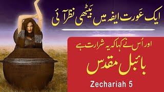 Zechariah chapter 5 زِکریاہ  Urdu translation  Urdu tarjuma [upl. by Haimorej]