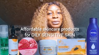 Oily Sensitive skinBest affordable products for glowing skin [upl. by Ociram]