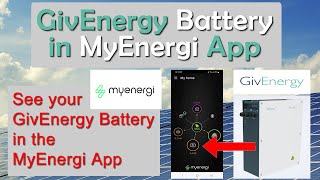 See the GivEnergy Battery in the MyEnergi App I show you how [upl. by Hyps578]