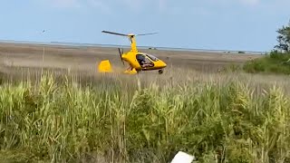 Gyrocopter crashes on Dauphin Island [upl. by Lynea]