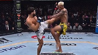 Charles Oliveira Vs Arman Tsarukyan Full Fight Highlights  Tsarukyan Vs Oliveira Fight Highlights [upl. by Aihsat984]