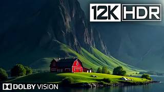 Dolby Vision Video 12K HDR 240 fps  The Most Beautiful EARTH Video BGM [upl. by Aihsened]