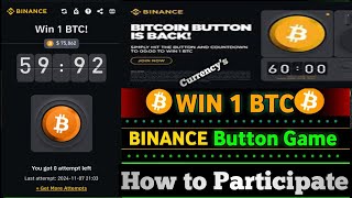 BitcoinButton is Back Press a Button Win a Bitcoin [upl. by Anne324]