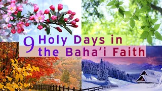 9️⃣ Holy Days in the Bahai Faith [upl. by Ruperto652]