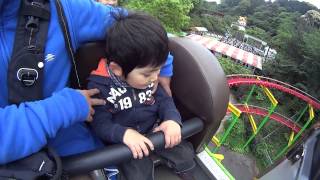 5 year old First time on a Roller coaster [upl. by Chrisy]