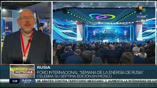 El Foro Internacional quotSemana de la energía de Rusiaquot se aperturó en Moscú [upl. by Mighell]