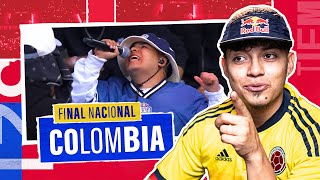 VALLEST reacciona a las mejores rimas  Red Bull Batalla Final Nacional Colombia 2024 [upl. by Fechter]