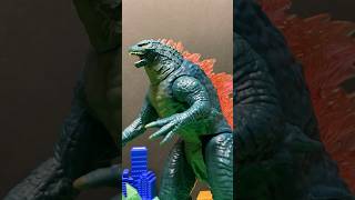 Godzilla Evolved vs Mechagodzilla epic battle stop motion godzilla godzillaxkongthenewempire [upl. by Namron]