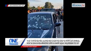 One Mindanao 14 ug 15 Anyos nga mga lalaking mag igagaw nga sakay sa sports car gipamusil patay [upl. by Ahsilif760]