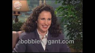 Andie MacDowell quotUnstrung Heroesquot 1995  Bobbie Wygant Archive [upl. by Dotti]