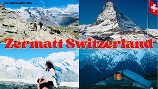 Zermatt hiking and road trip on alps Mountain  ස්විට්සර්ලන්තයේ ලස්සන දවසක් 🇨🇭 [upl. by Syman]