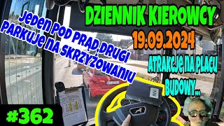 19092024 DZIENNIK KIEROWCY JEDEN POD PRĄD DRUGI PARKUJE NA SKRZYZOWANIUATRAKCJE NA BUDOWIE [upl. by Pitarys523]