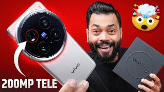 vivo X200 Pro Unboxing amp First Look ⚡ MTK Dimensity 9400 200MP Telephoto UNDER [upl. by Eanyl]