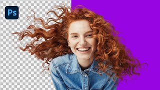 Cut Out Hair FAST Photoshop Tutorial [upl. by Reube]