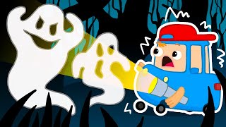 Baby cars decided to become ghost hunters New episodes of Funny cartoons for kids Trucks amp toys [upl. by Suedaht]