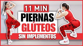 PIERNAS TONIFICADAS Y GLÚTEOS GRANDES  RUTINA DE EJERCICIOS EN CASA SIN PESAS  NatyGlossGym [upl. by Dorr303]