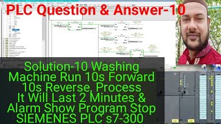 Solution10 Washing Machine Run 10s Forward 10s Reverse Process It Will Last 2 Minutes amp Alarm Show [upl. by Lahcear]