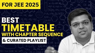 Best Timetable for Droppers amp 12th  JEE 2025  Chemistry  Chaitanya Sir  DexterChem [upl. by Ahsac843]