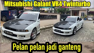 Mitsubishi Galant VR4 Twinturbo‼️merapikan interior warna beige ‼️ [upl. by Kylander651]