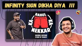 RAHUL KA NEKKAR  Gaurav Kapoor  Stand Up Comedy  Audience Interaction  REACTION  By Nirbhay [upl. by Rosen]