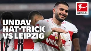 Deniz Undav with HatTrick in Seven Goalfestival  VfB Stuttgart  RB Leipzig [upl. by Ecyob672]