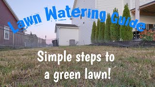 The Ultimate Guide To Lawn Watering [upl. by Seedman]