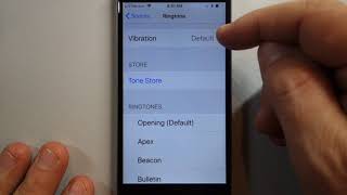 How to change vibration that is paired with your ringtone for iPhone [upl. by Dowski]