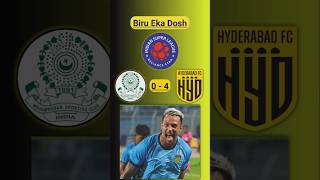 mohammedan sc vs hyderabad fc hyderabad fc beat mohammedan sc by 40 isl 202425 shorts [upl. by Enelime]