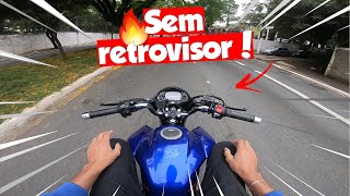 NO GIRO COM A AZULZINHA SEM RETROVISOR [upl. by Enilrac]