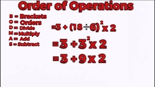 Order of operations examples [upl. by Enylcaj437]