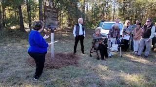 Adabelle Georgia  Historical Marker Dedication [upl. by Ainitsirhc296]